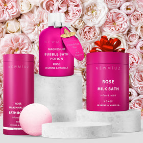 New Miuz Relaxation ritual bubble bath suggests a calm evening soak.