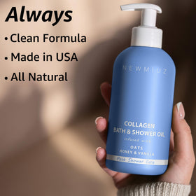 Spa gift idea perfect for birthdays or holidays with New Miuz Collagen InShower