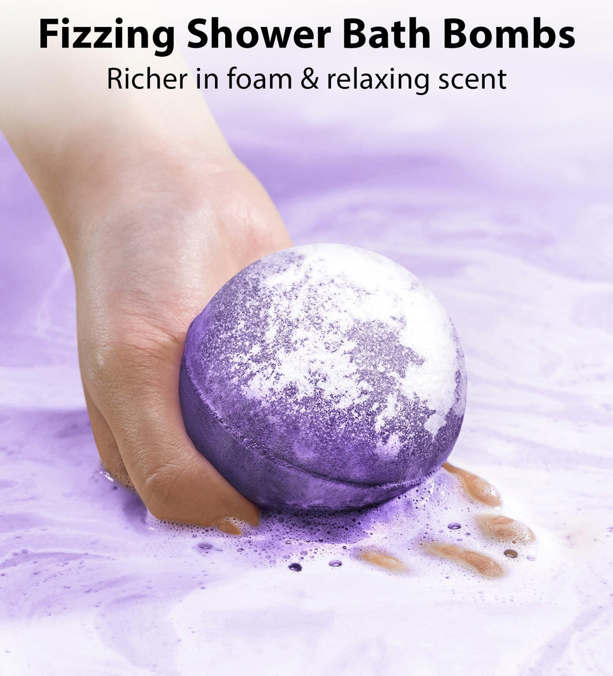 New Miuz spa-scene bath bomb setting signals a luxurious nighttime routine
