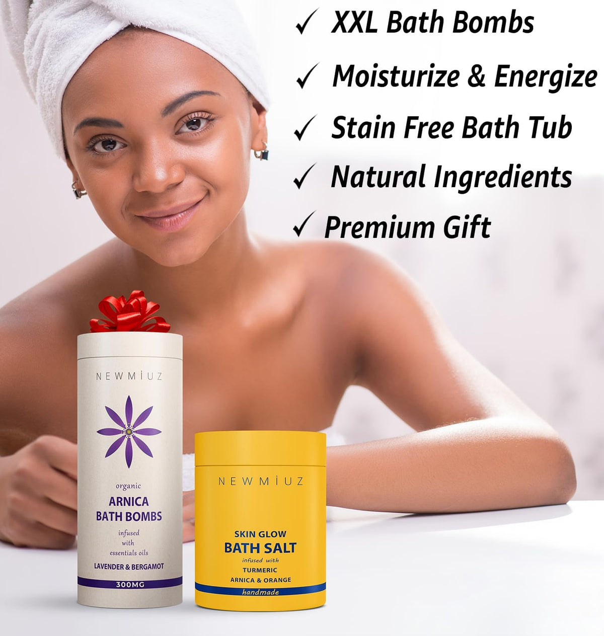 New Miuz Gift-pack bath bombs ideal for celebrations and thoughtful presents.