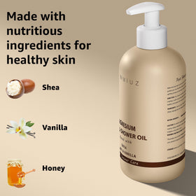 New Miuz Magnesium InShower bottle with elegant packaging