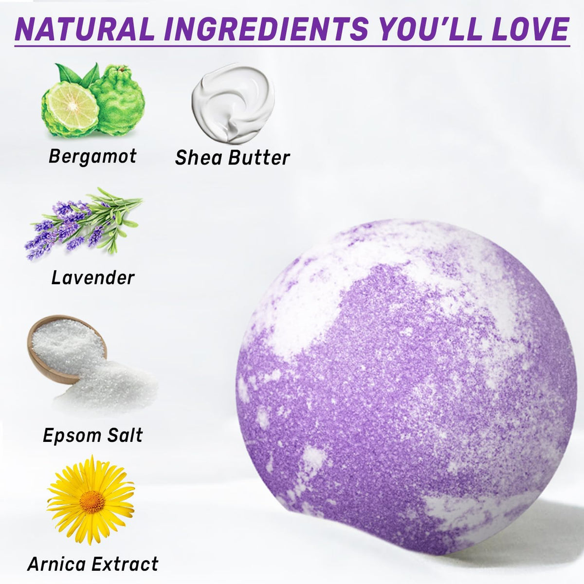 New Miuz Sensitive Skin bath bombs soften dry skin during a luxurious soak.