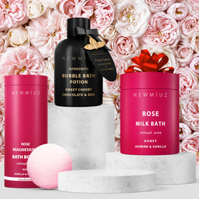 New Miuz sensitive skin-friendly formula nourishes while you unwind.
