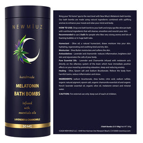 New Miuz premium ingredients and essential oils for relaxing soaks