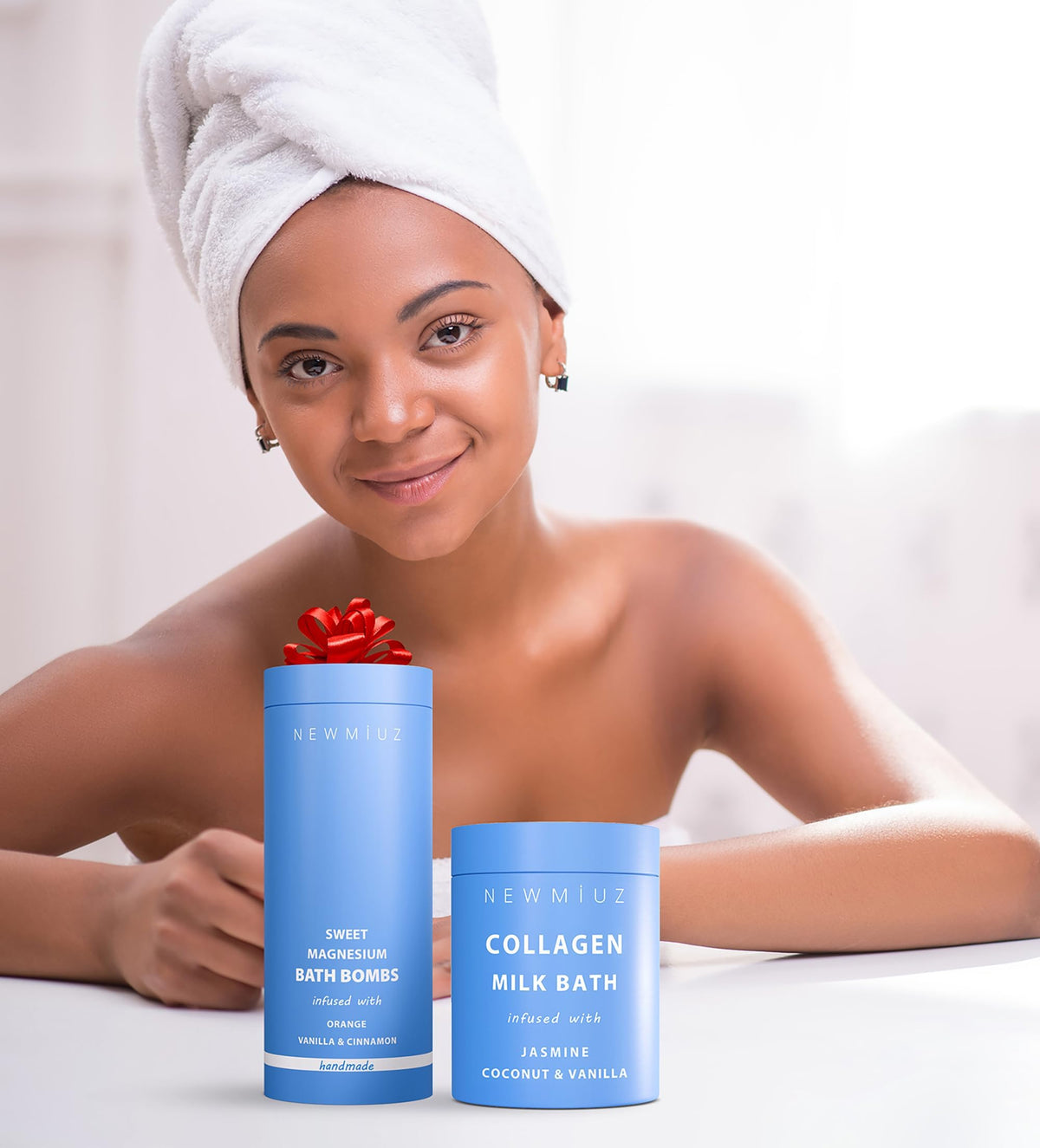 New Miuz three-pack bath bombs ideal as a thoughtful gift