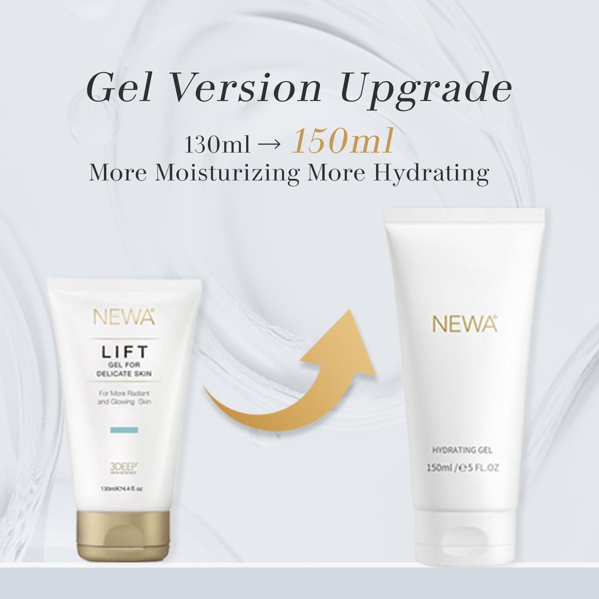 NEWA device tip dispensing gel for targeted coverage.