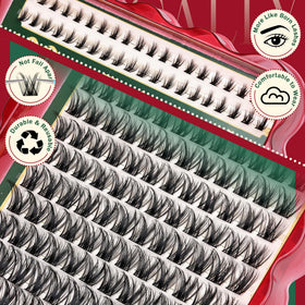 Newcally bottom lashes included for balanced eye definition