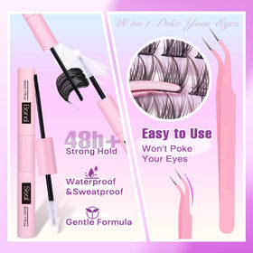 Newcally C-curly lash band fits various eye shapes softly