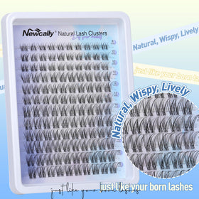 Newcally D-curly lashes – lively natural curl from any angle