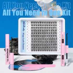 Newcally lash bond and seal shown for secure, long-lasting wear.