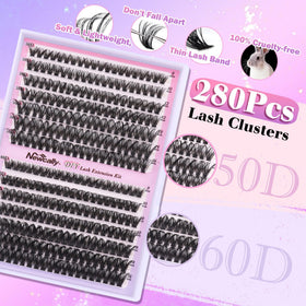 Newcally lash bond and seal for strong, long-lasting cluster hold