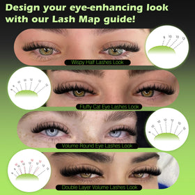 Lash cluster strip ready for easy, efficient application