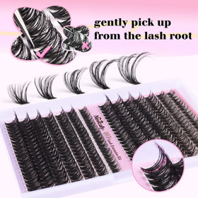 Newcally spiral lash brush for smooth separation and tidy finish