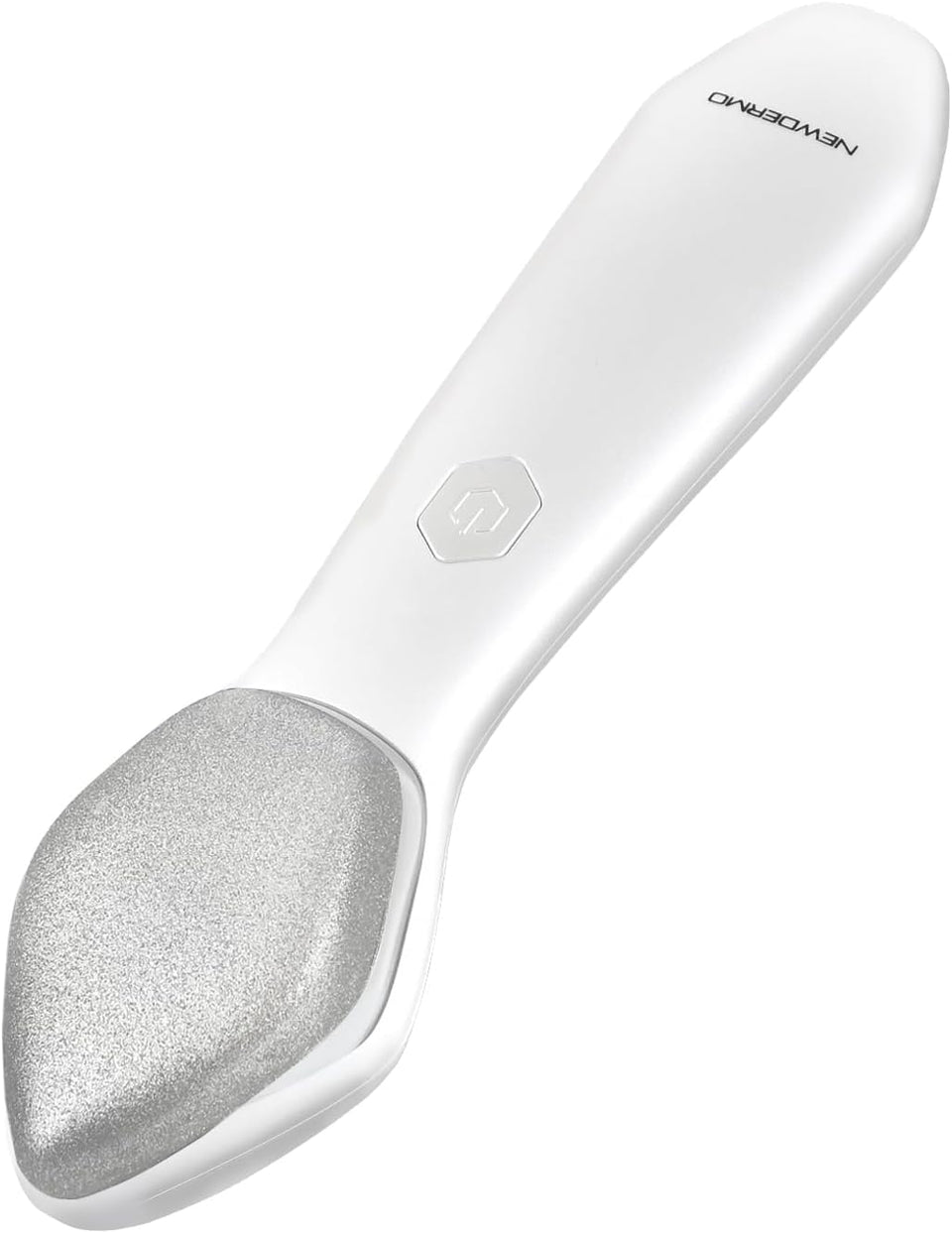 NEWDERMO large diamond head enables gentler at-home exfoliation.