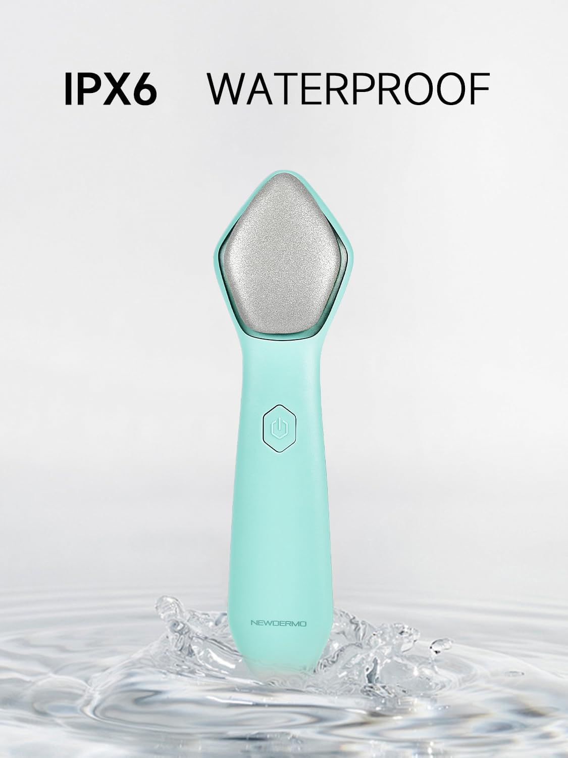 NEWDERMO Microdermabrasion Pro targets nose and joints with the diamond head