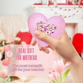 NEWFEIFAN rose scent bath bombs providing rich fragrance