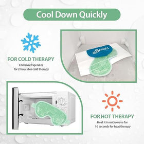 Compact, travel-friendly NEWGO cooling eye mask for on-the-go relief.