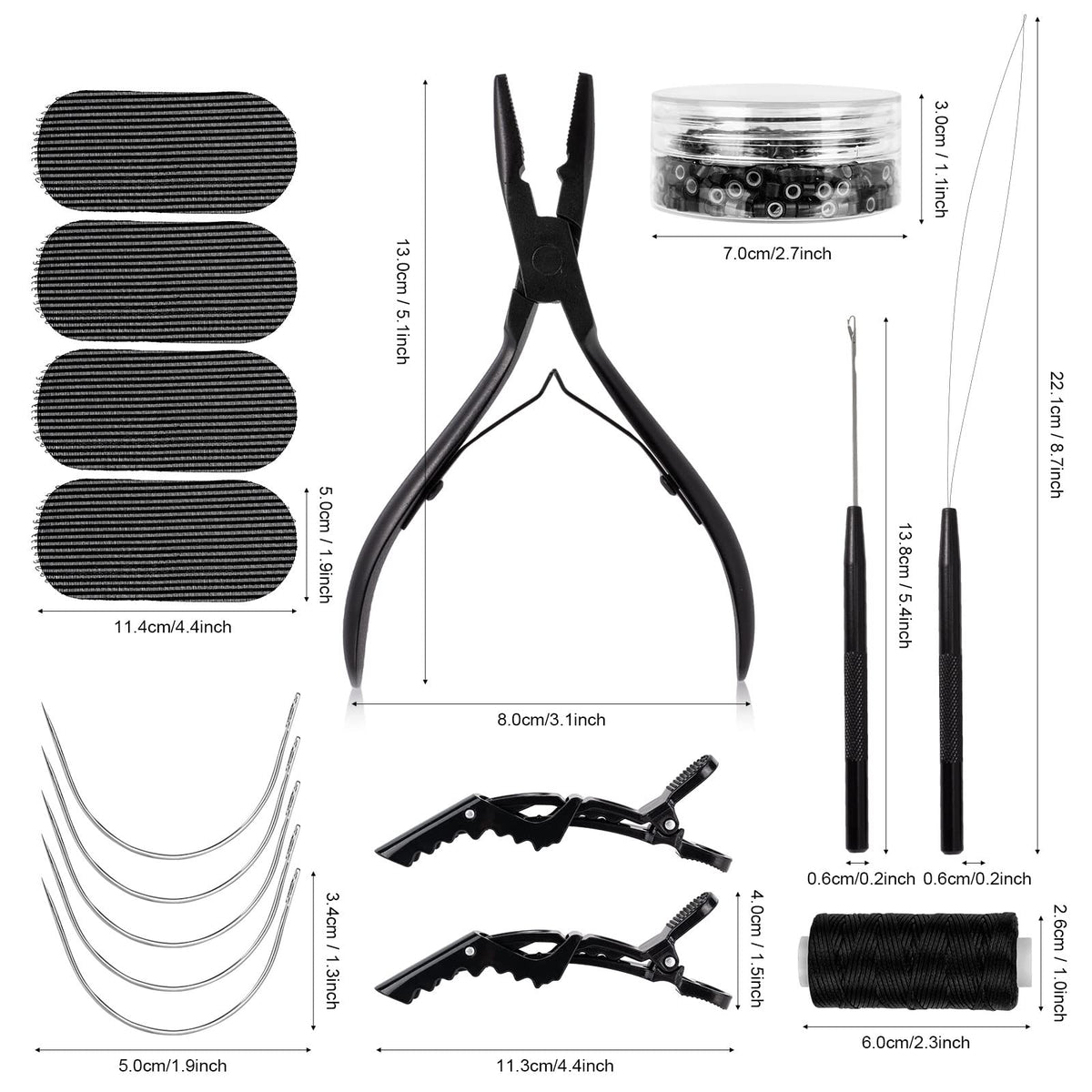 NEWISHTOOL alligator clips for firm sectioning and easy control.