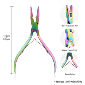 NEWISHTOOL beads device tool demonstrates bead seating for secure extensions