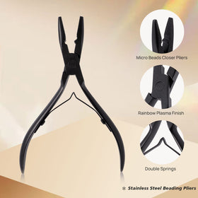 NEWISHTOOL metal loop pulling needle hook for quick and tidy threading.