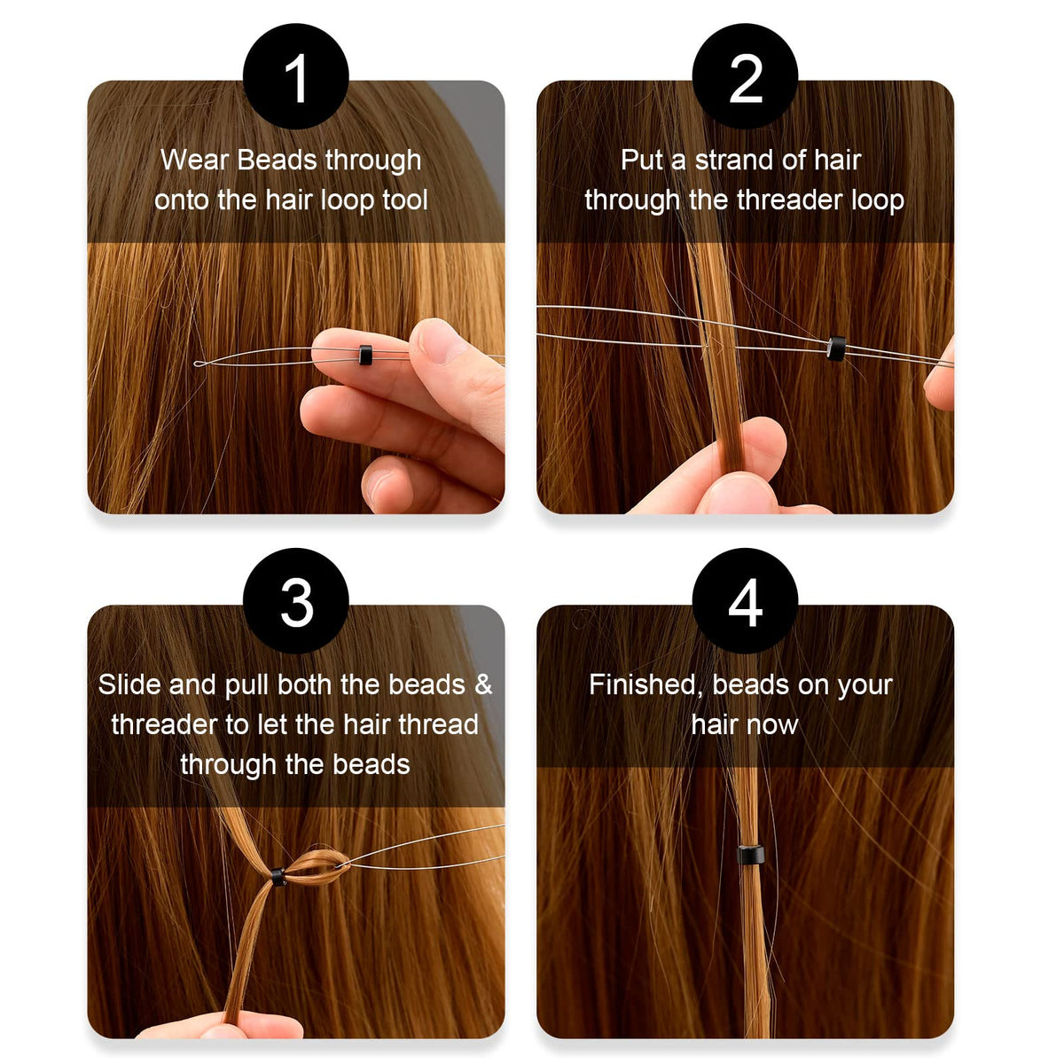 NEWISHTOOL micro link tools designed for feather extensions.