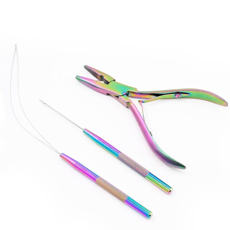 NEWISHTOOL micro-links pliers close-up shows durable stainless steel gripping for rings