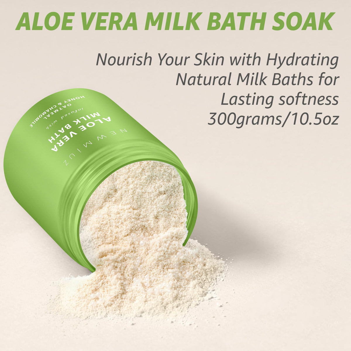 New Miuz Milky bath water creates a silky, indulgent soak.