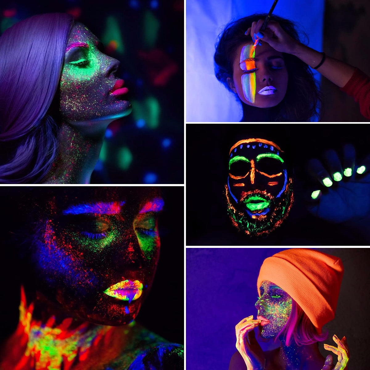 NewWay water-soluble face and body paint cleans off easily with water
