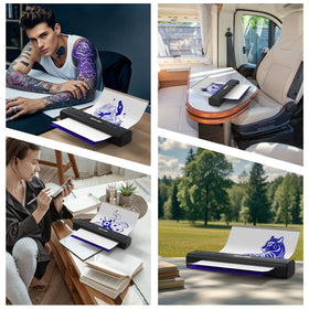 NEWYES tattoo stencil printer quick driver setup and automatic paper feeding.