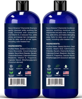 Nexon Chamomile conditioner dispense showing detangling-friendly design
