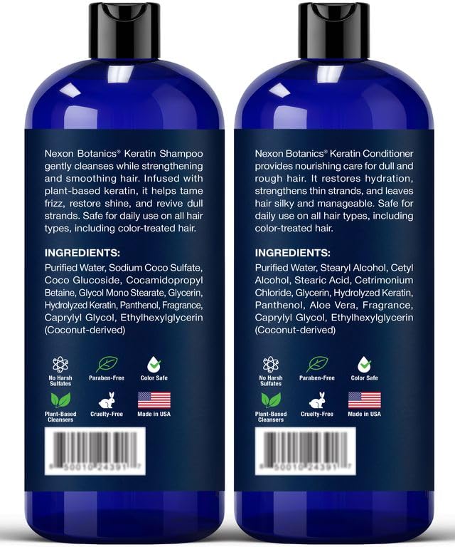 Nexon Botanics USA-made seal signals trusted, cruelty-free formulation.