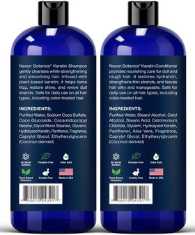Nexon Botanics USA-made seal signals trusted, cruelty-free formulation.