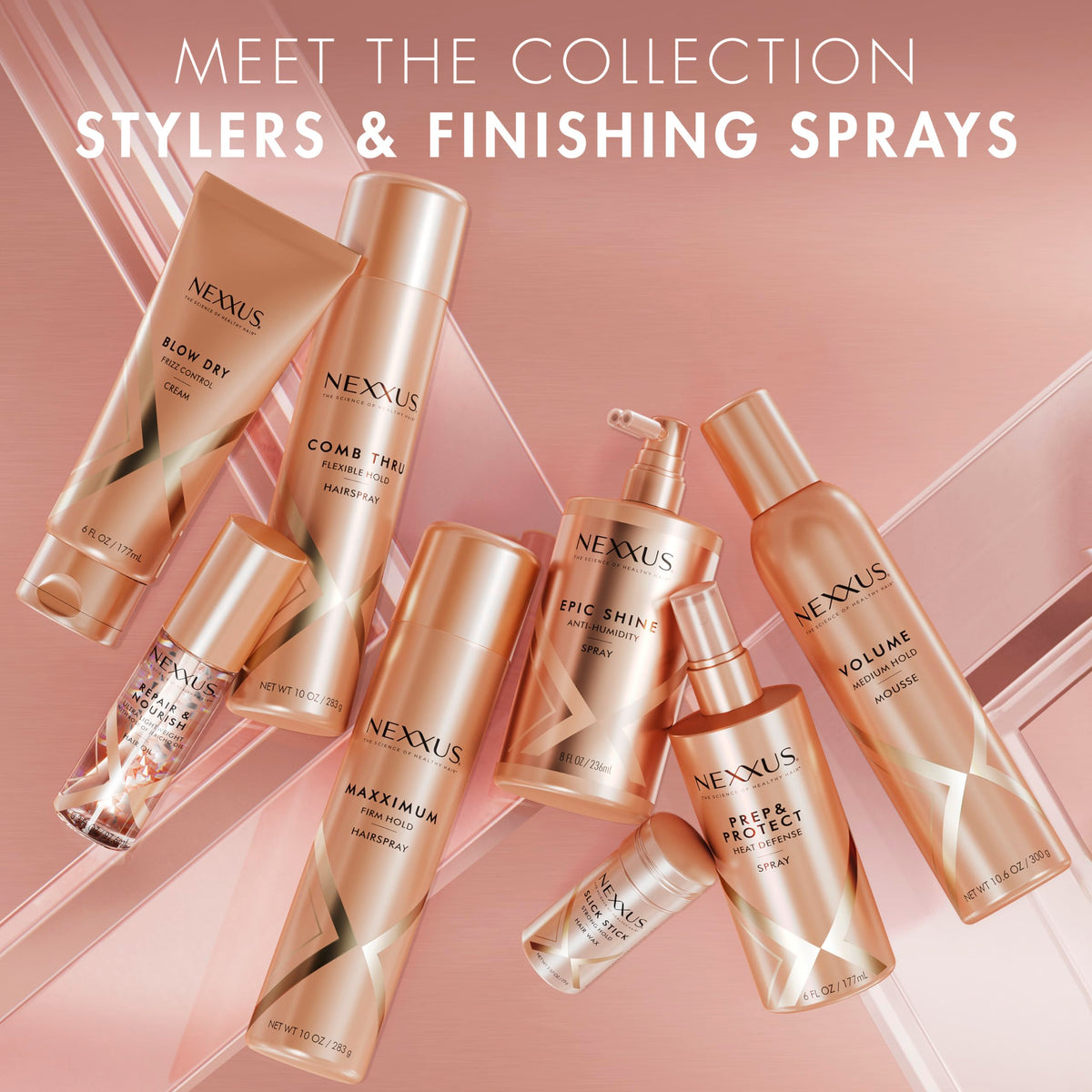 Nexxus Comb Thru Finishing Mist defending against wind and humidity