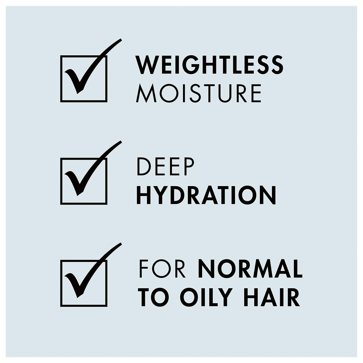 Nexxus Hydra-Light shampoo lather signaling a light cleanse.