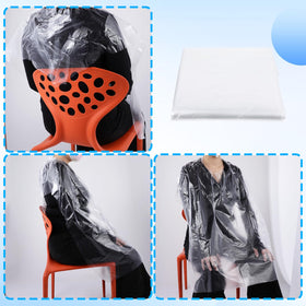 Neyauo long dyeing cape provides full-body coverage at 120x90 cm.