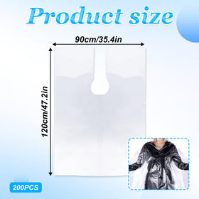 Neyauo waterproof salon cape covers clothing during color services.