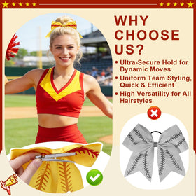 NFAMRZCAR 8-inch bow suits many hairstyles for teens and adults
