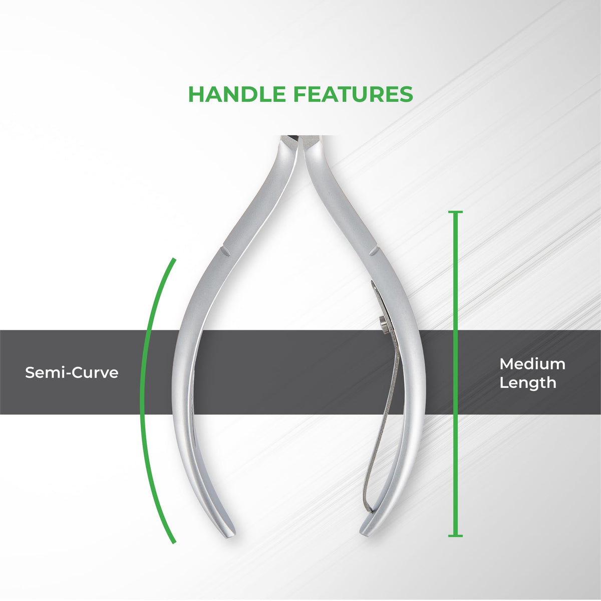 NGHIA Cuticle Nipper D-01 in a salon setup ready for detailed cuticle shaping