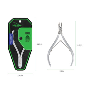 NGHIA Cuticle Nipper D-03 Jaw 12 close-up blade for clean, precise trims