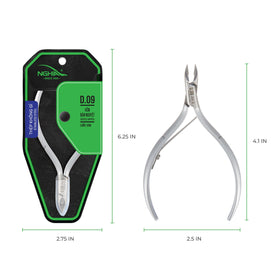 NGHIA Cuticle Nipper D-09 JAW 14 blade angle highlights precise cutting action.