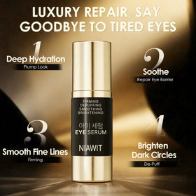 NIAWIT Eye Serum targets dark circles for a brighter under-eye look.