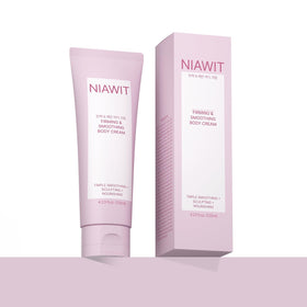 NIAWIT Firming Smoothing Body Cream bottle for daily skin care.