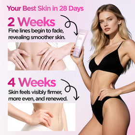 NIAWIT Firming Smoothing Body Cream demonstrates lightweight, fast absorption