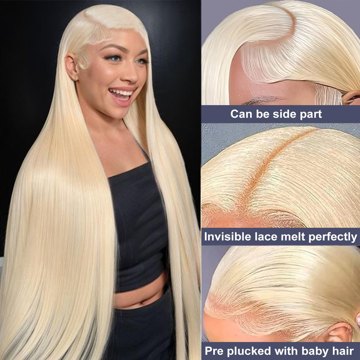 Nicele Ann 613 13x6 lace-front wig with pre-plucked baby hair for a natural hairline.