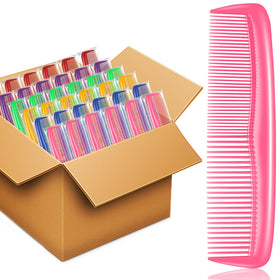NICEMOVIC 120-pack colorful bulk hair combs for versatile styling on the go.