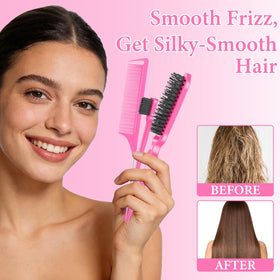 NICEMOVIC salon-ready edge brushes pink for professional edge control.