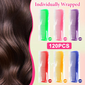 NICEMOVIC wide-tooth coarse comb aids detangling with sturdy design.
