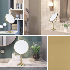 Nicesail double-side magnification mirror with 360-degree swivel for versatile angles