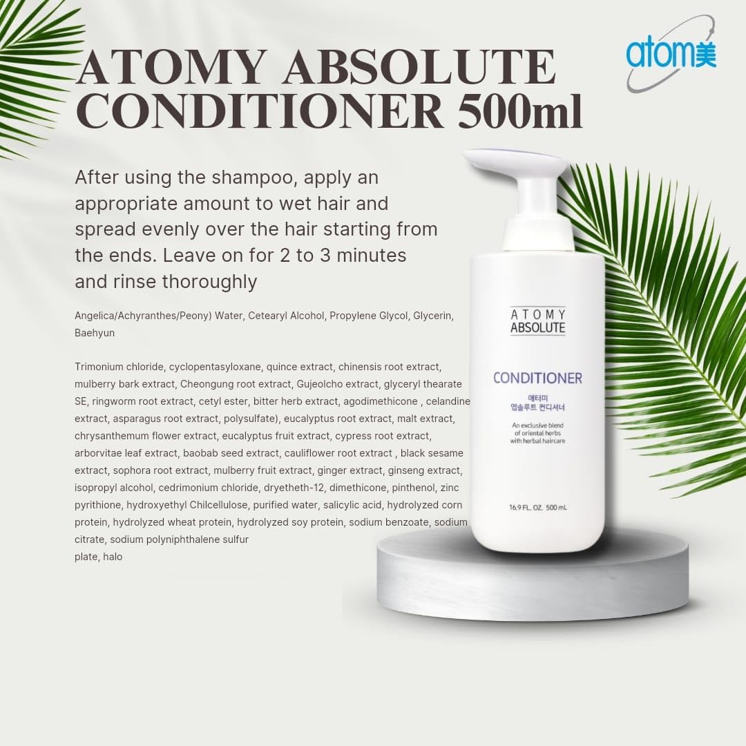 N'iceshop Atomy Herbal Hair Conditioner ingredients reveal natural botanicals.