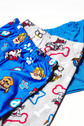 Nickelodeon Paw Patrol pajama set packaging indicating officially licensed product for ages 2T–8.